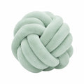 Knotenkissen 30 cm aus Polyester in Mintgrün als Dekokissen